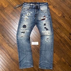 NWT Cult of Individuality Sample Rebel Straight Selvedge Denim Jeans #C202